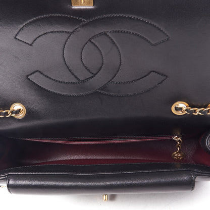 Chanel Lambskin Quilted Medium Single Flap Black 4 of 9
