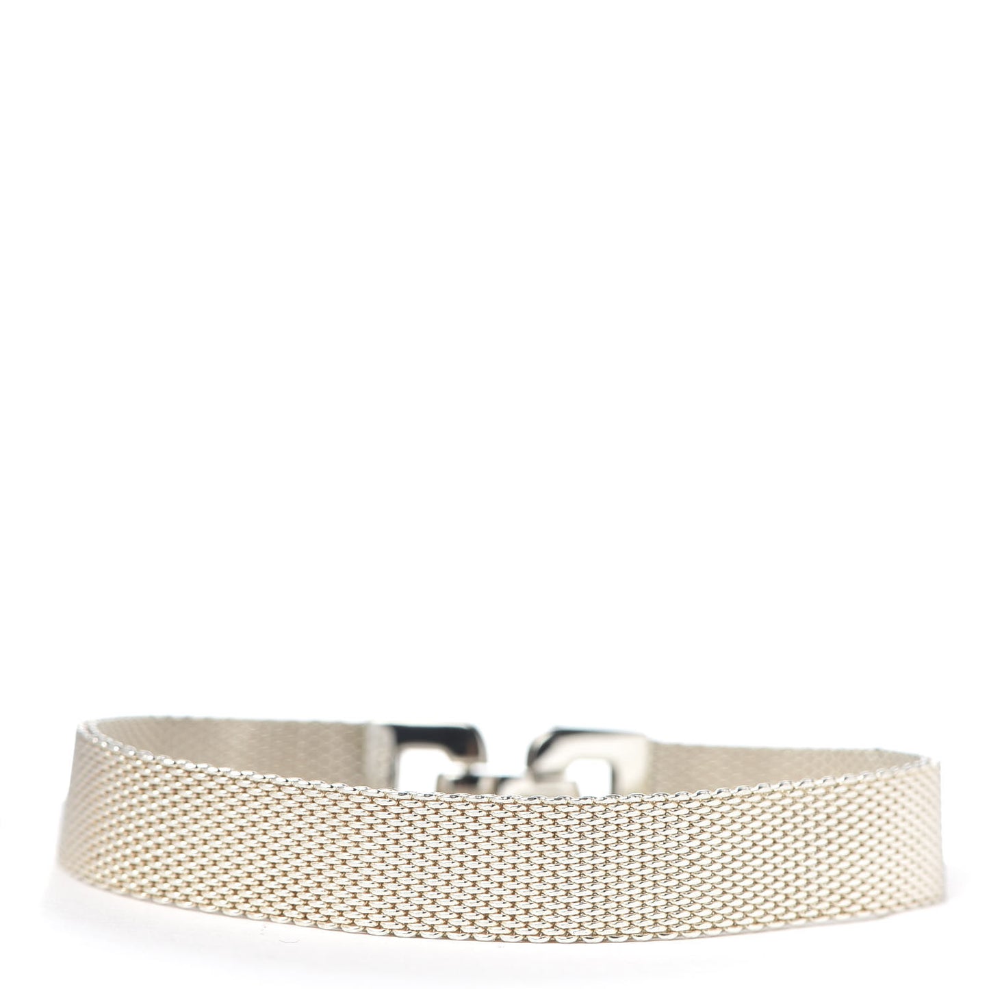Sterling Silver Somerset Mesh Buckle Bracelet