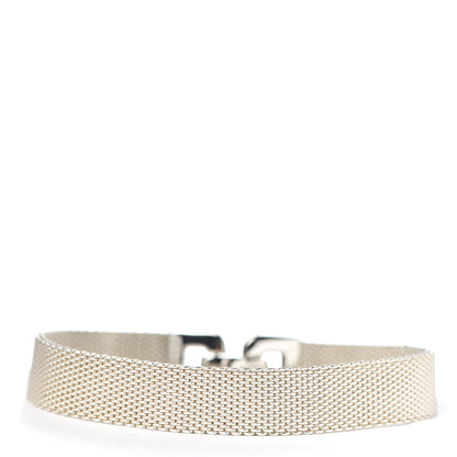 Tiffany Sterling Silver Somerset Mesh Buckle Bracelet 3 of 5