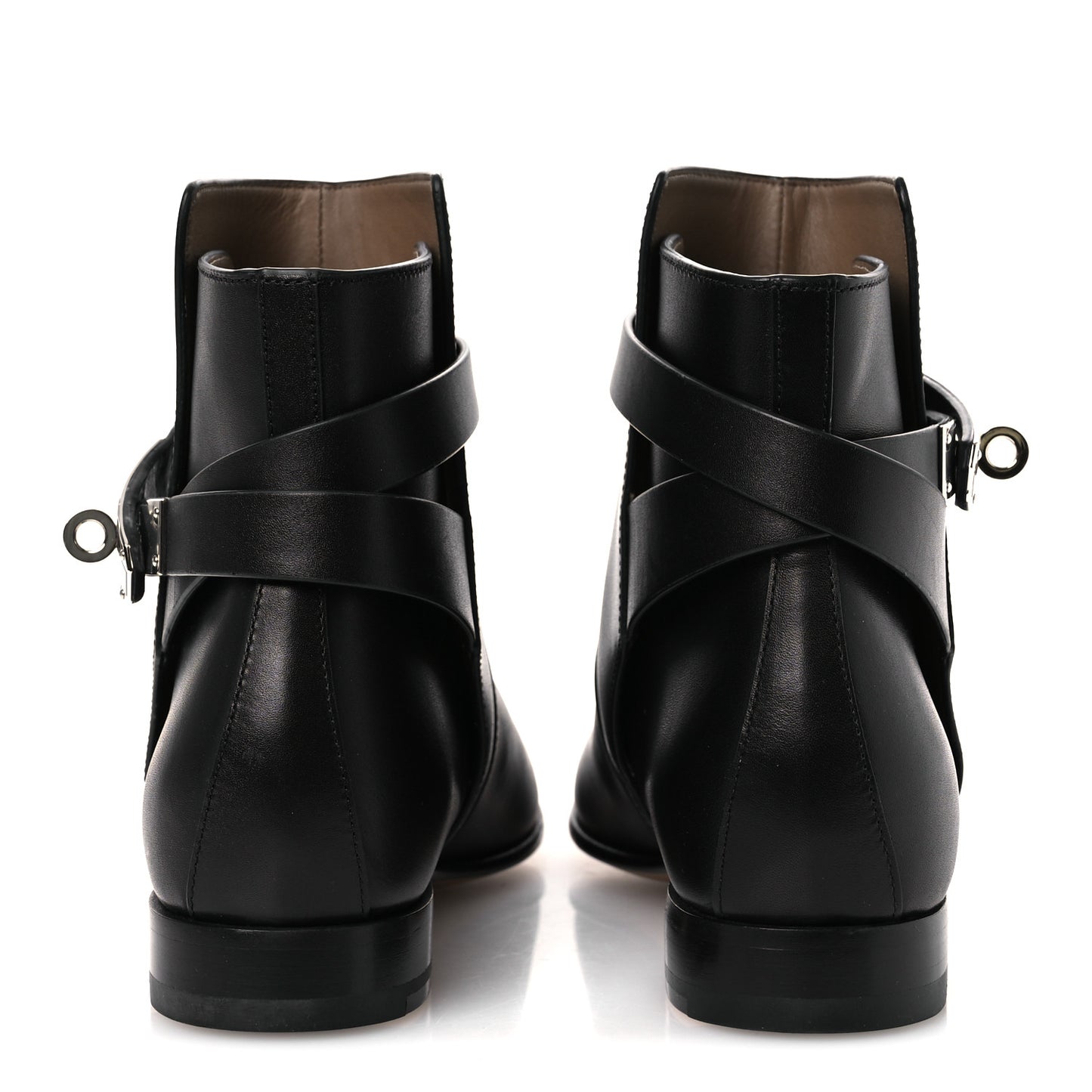 Calfskin Neo Low Boots 37 Black