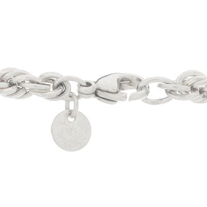 Tiffany Sterling Silver Rope Chain Necklace 4 of 5