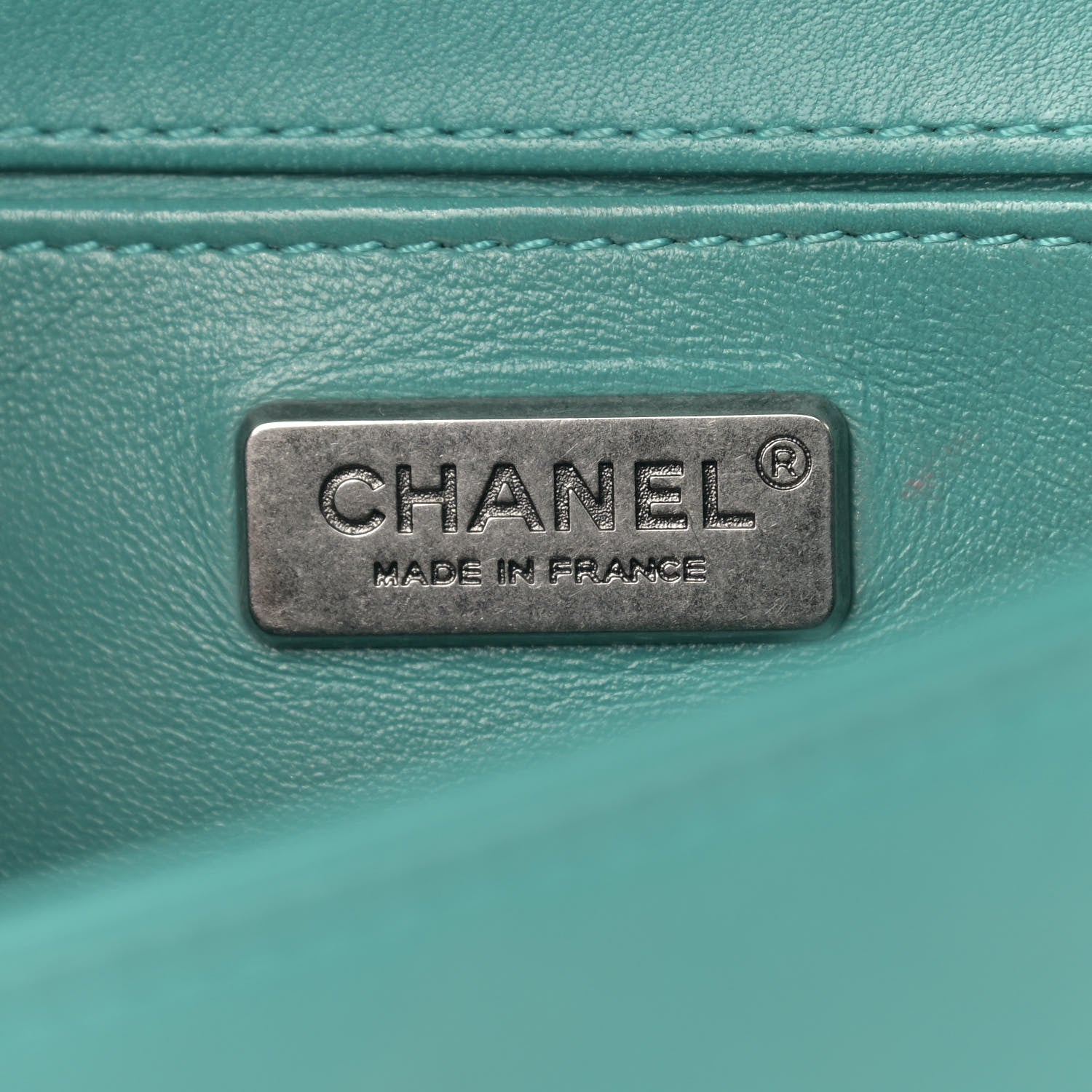 Chanel Galuchat Stingray Small Boy Flap Turquoise 6 of 10