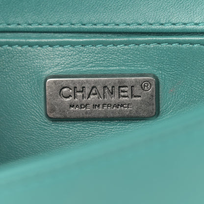 Chanel Galuchat Stingray Small Boy Flap Turquoise 6 of 10
