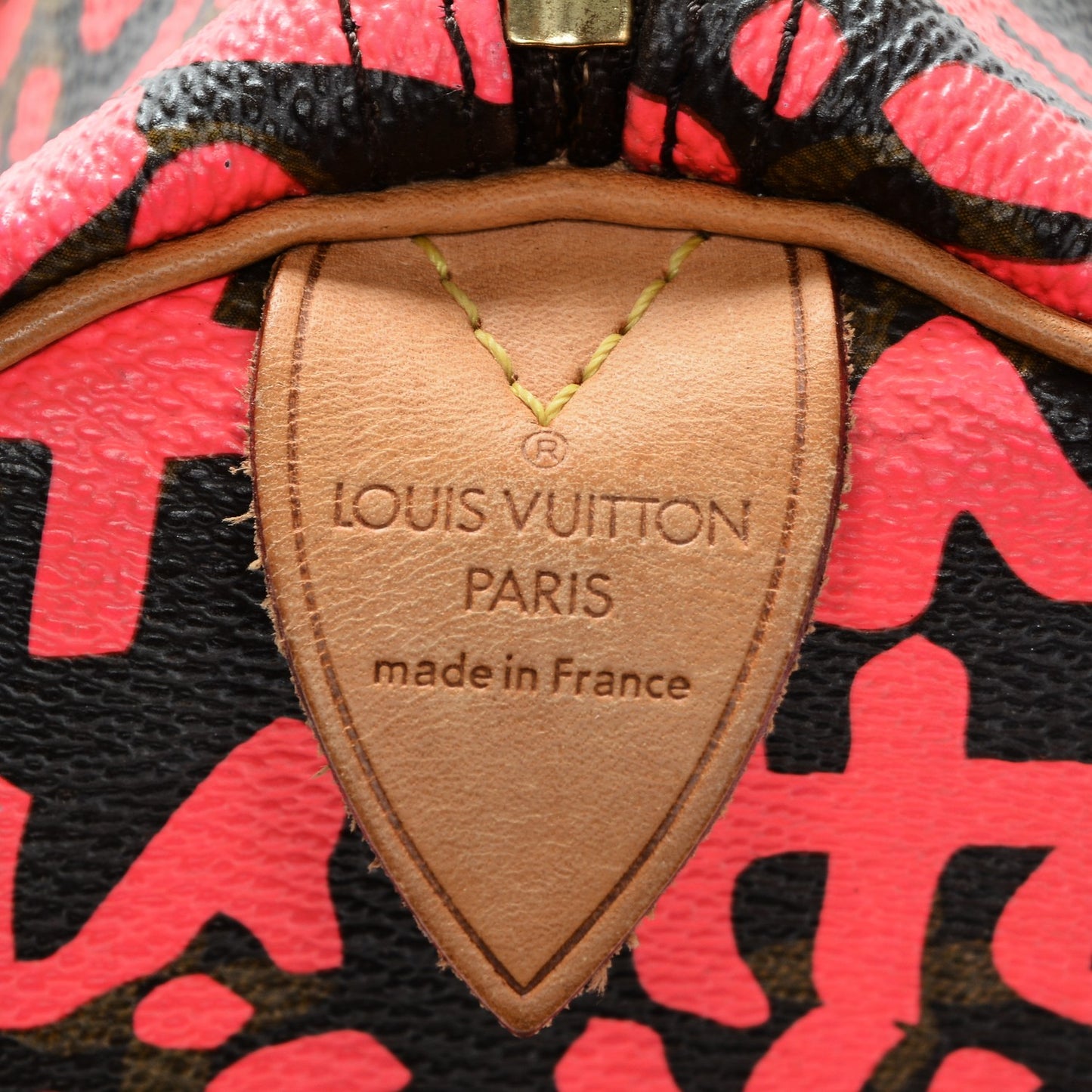 Monogram Graffiti Speedy 30 Fuchsia