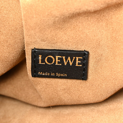 Loewe Mellow Nappa Medium Donut Chain Flamenco Knot Clutch Black 6 of 11