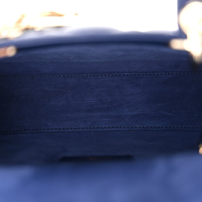 Christian Dior Lambskin Cannage Small Lady Dior Royal Blue 5 of 10