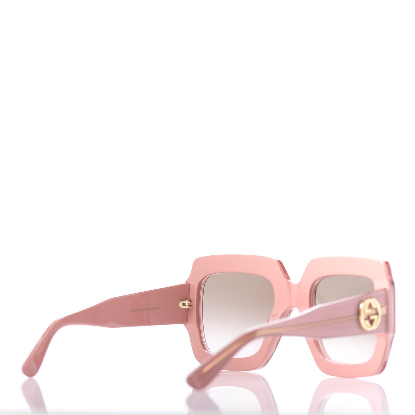 Square Frame GG0178S Sunglasses Rose Brown
