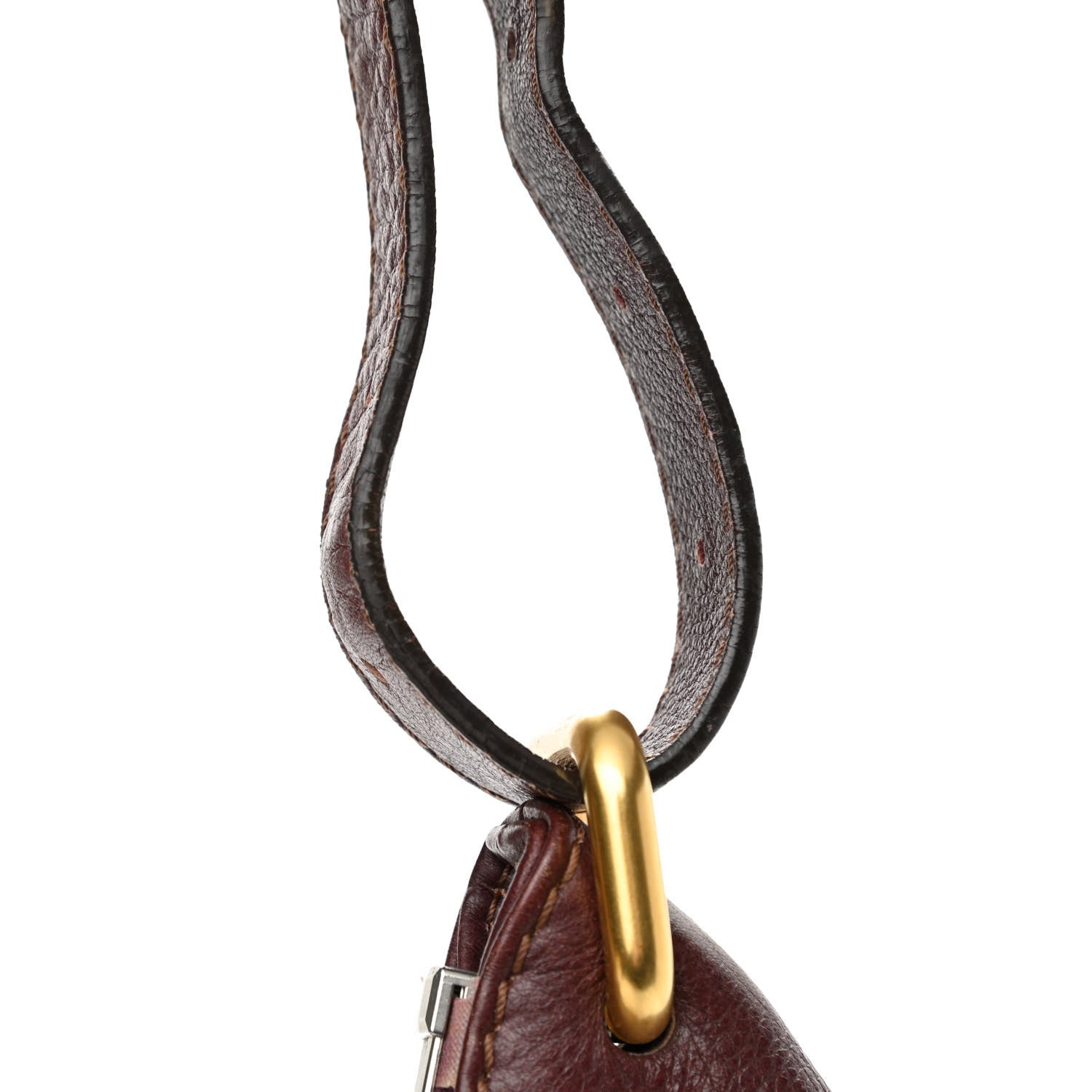 Chloe Calfskin Paddington Hobo Burgundy 11 of 12