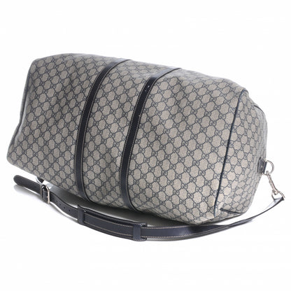 Gucci GG Plus Monogram Large Carry On Duffle Bag Navy 4 of 8