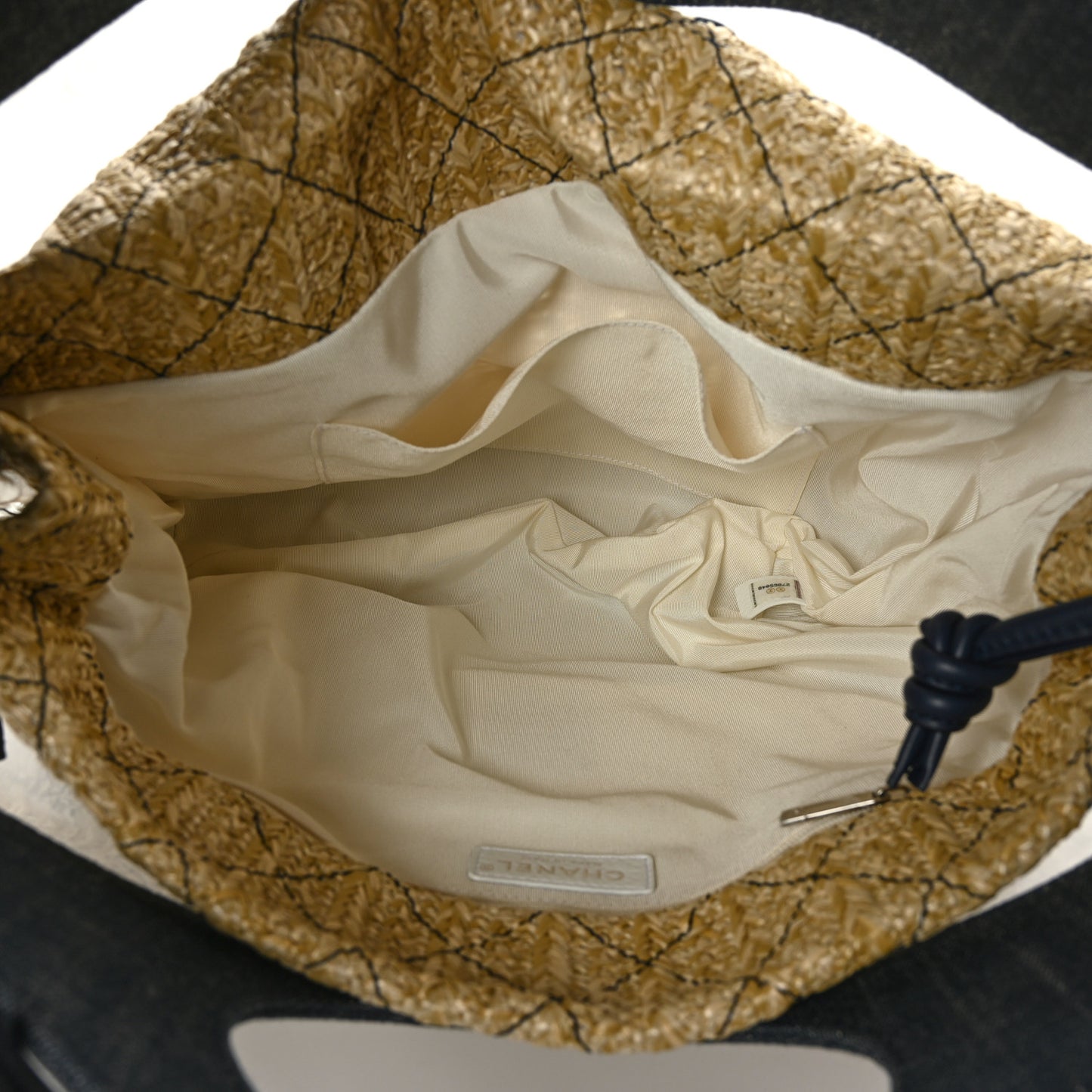 Denim PVC Chanel 31 Bag Blue