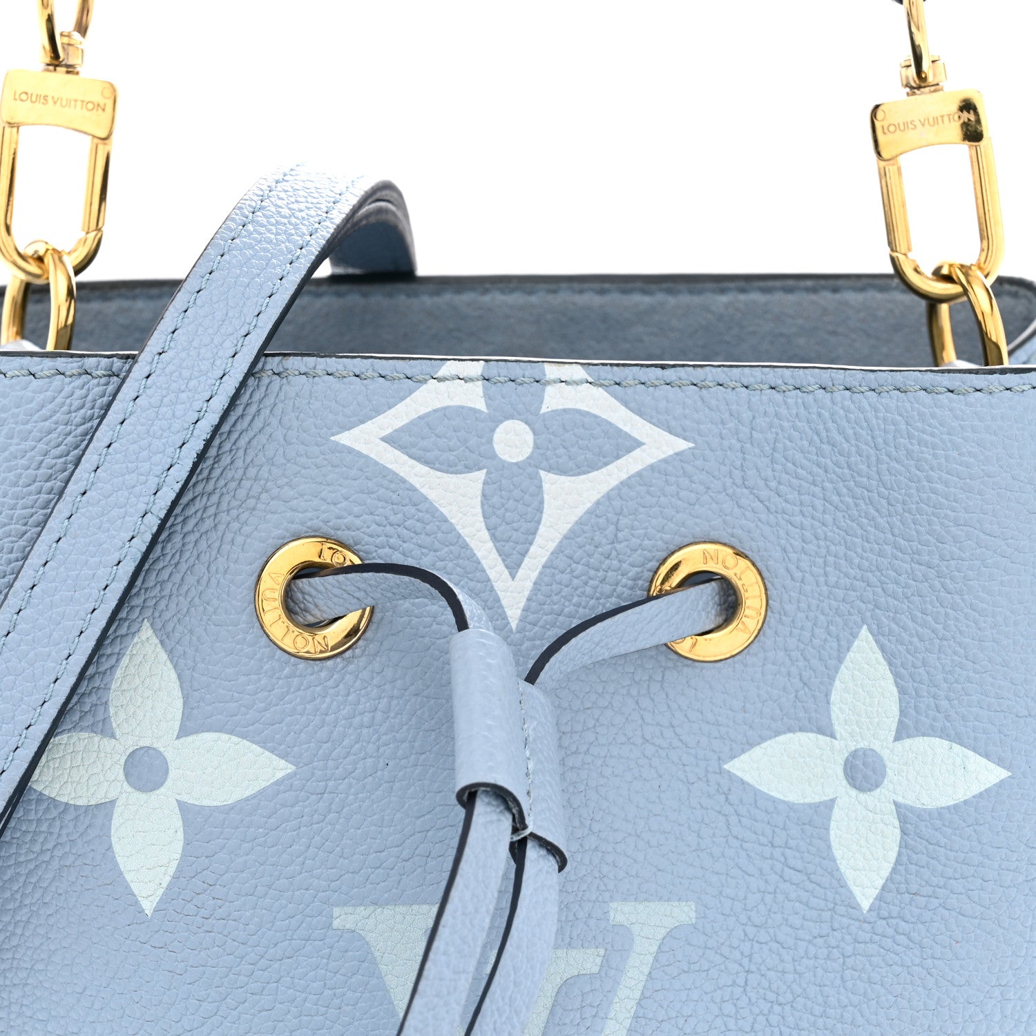 Louis Vuitton Empreinte Monogram Giant By The Pool Neonoe BB Summer Blue 7 of 10