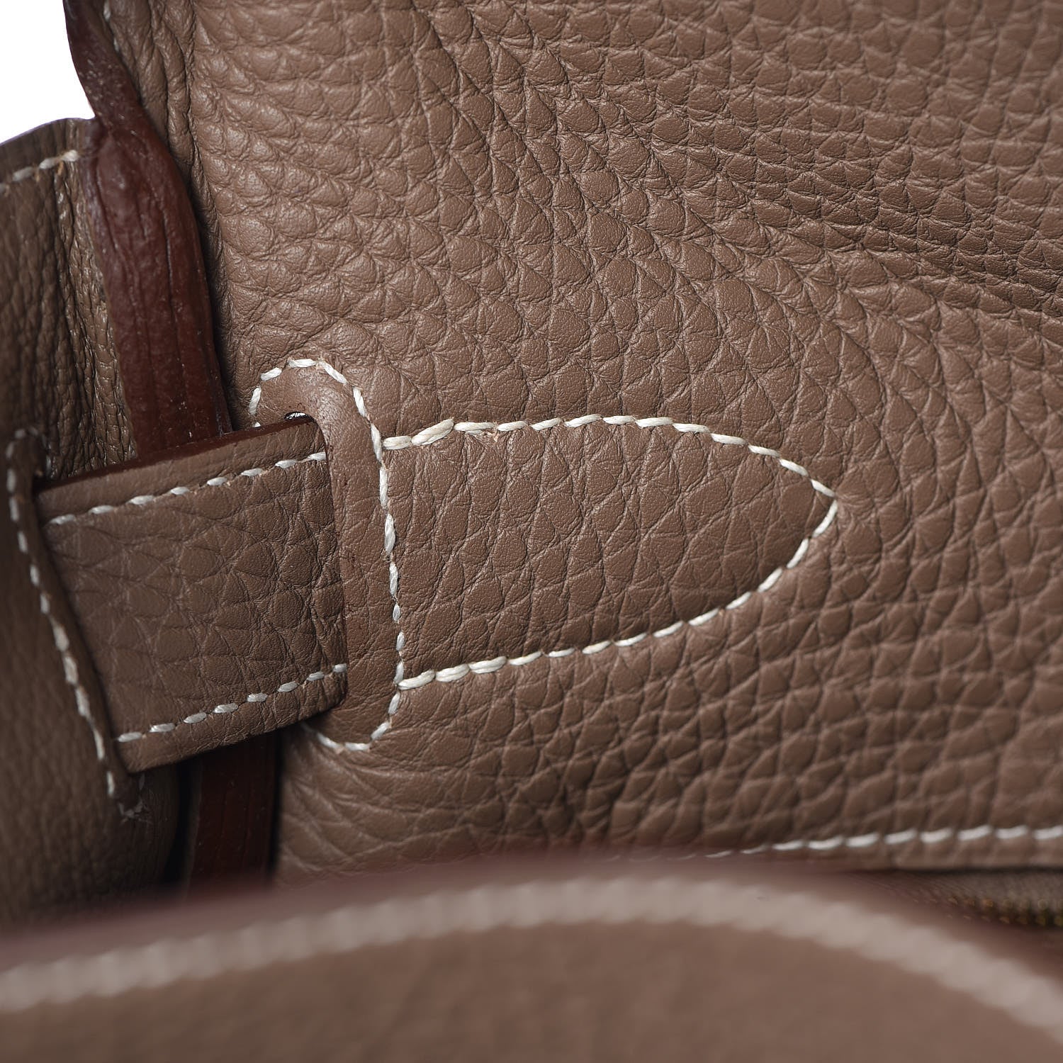 Hermes Togo Kelly Retourne 40 Etoupe 10 of 34