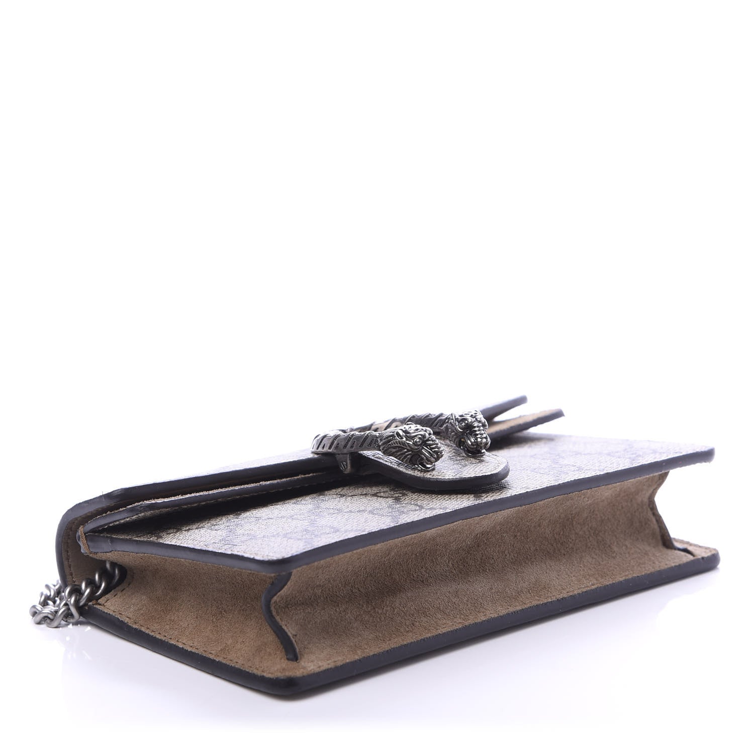 Gucci GG Supreme Monogram Super Mini Dionysus Shoulder Bag Taupe 3 of 8
