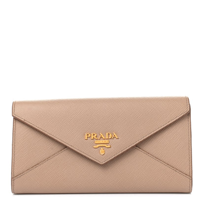Prada Saffiano Envelope Wallet Cammeo 1 of 9