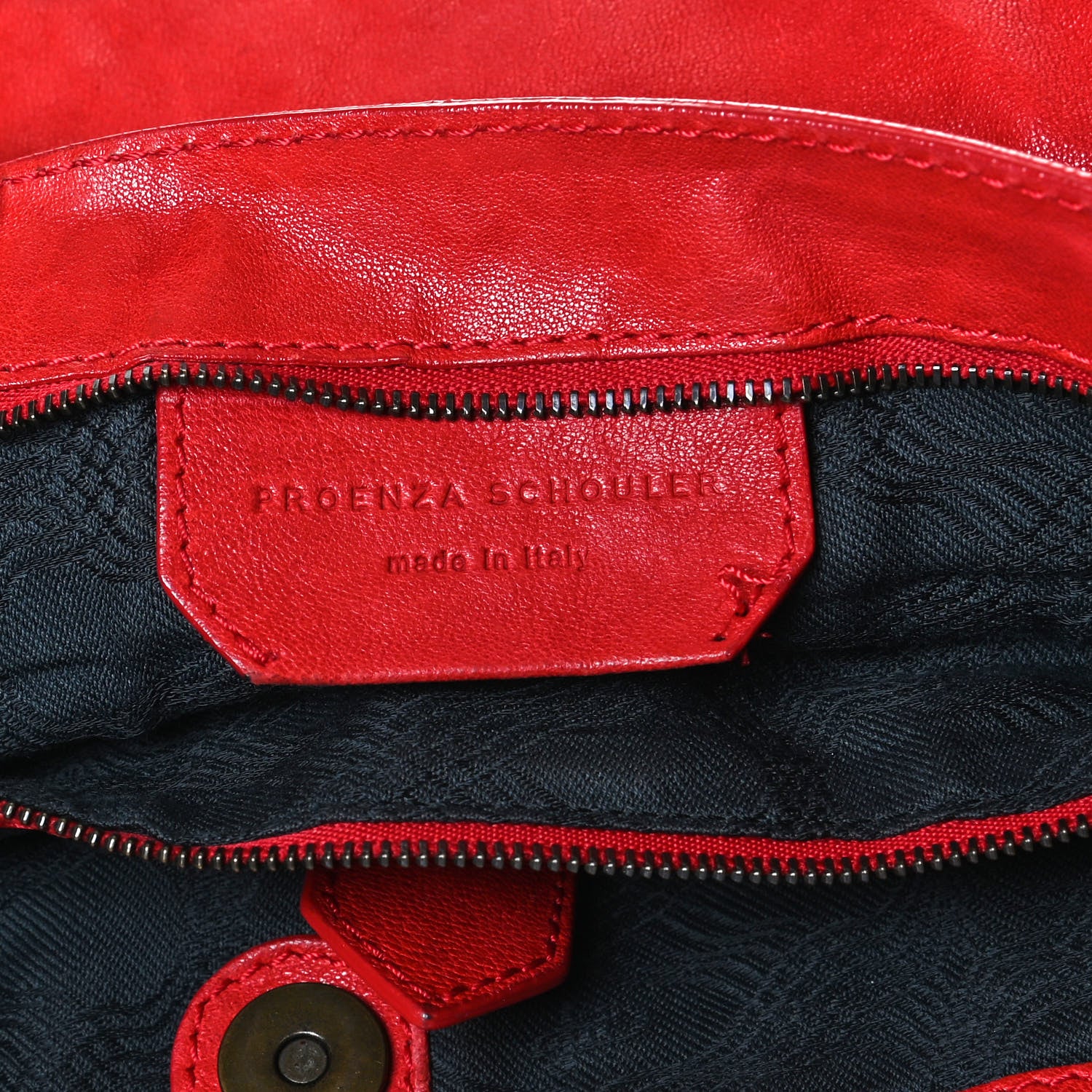 Proenza Schouler Lambskin PS1 Extra Large Satchel Lipstick Red 6 of 41