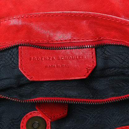 Proenza Schouler Lambskin PS1 Extra Large Satchel Lipstick Red 6 of 41