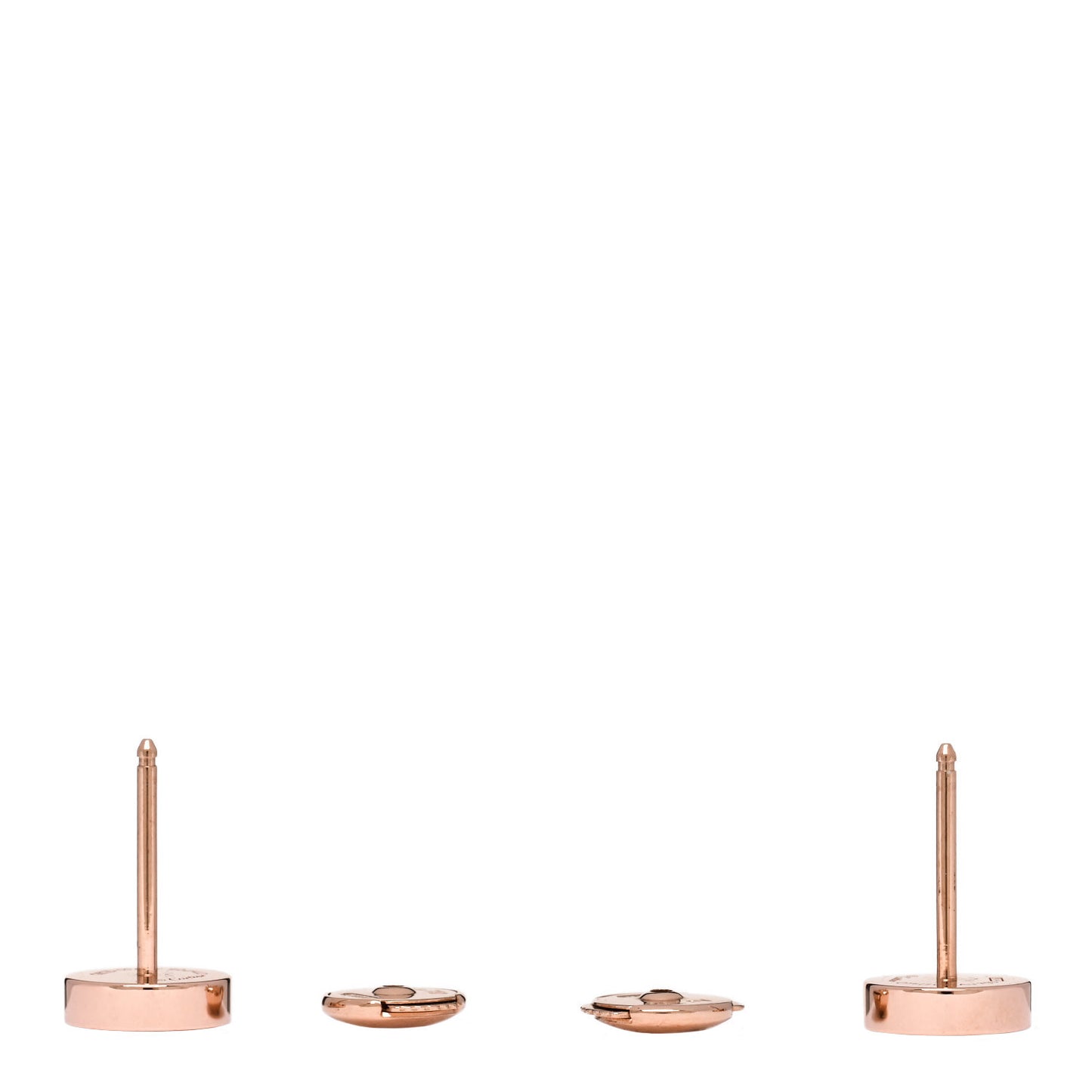 18K Pink Gold LOVE Earrings
