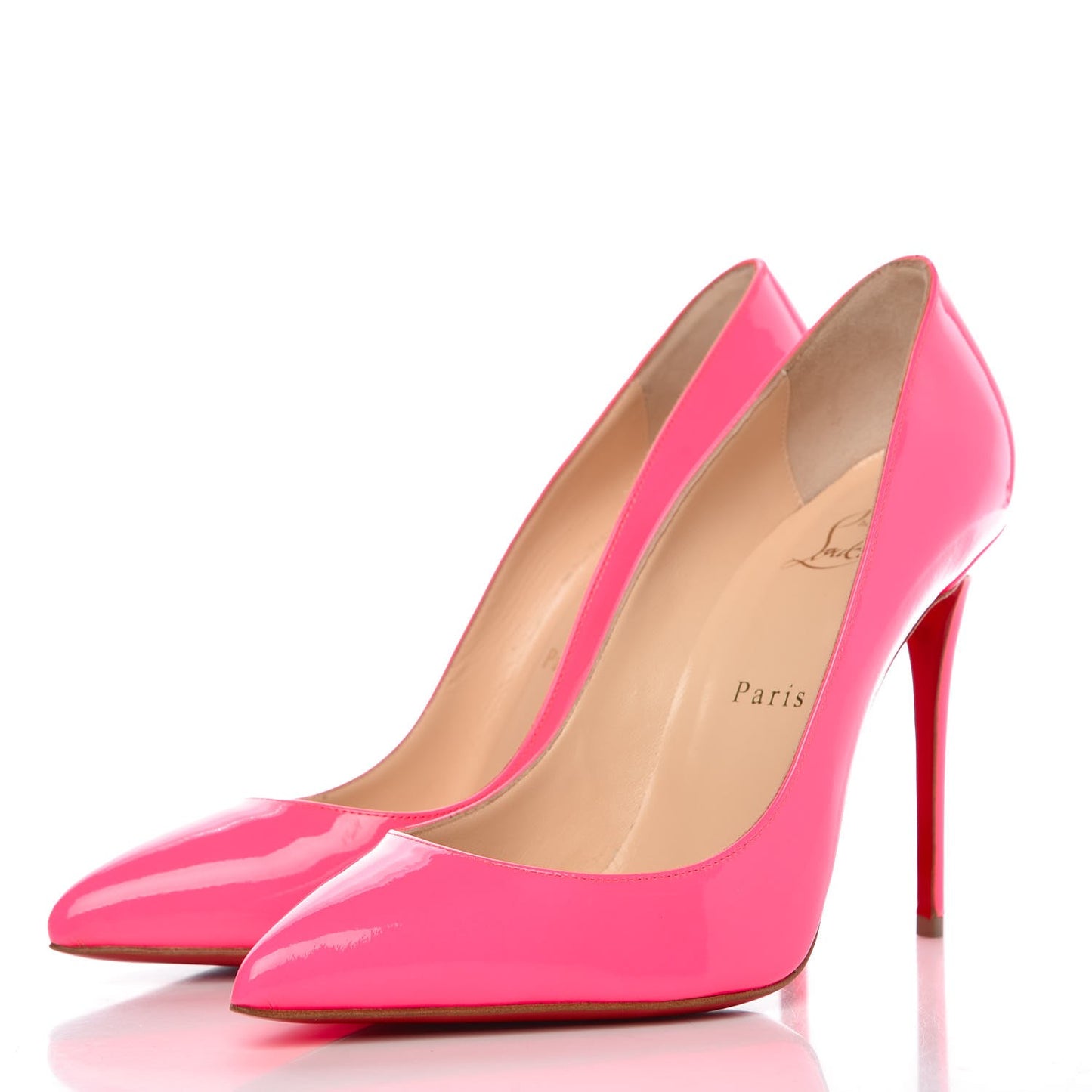 Patent Pigalle Follies 100 Pumps 38 Shocking Pink
