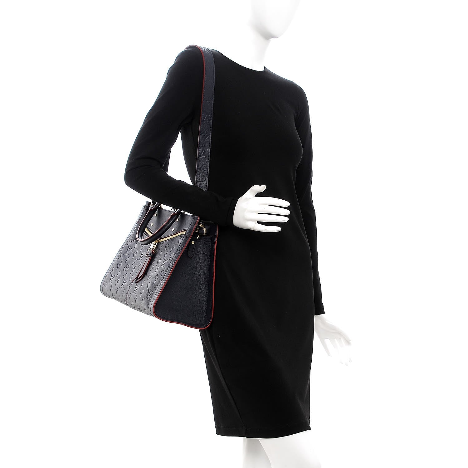 Louis Vuitton Empreinte Sully MM Marine Rouge 3 of 9
