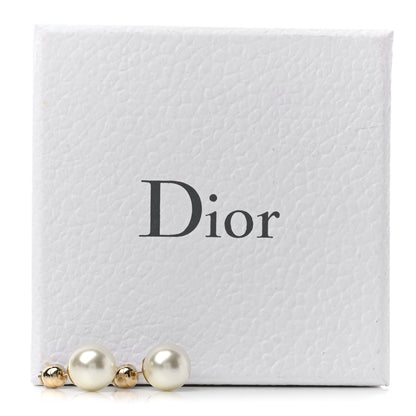 Christian Dior Pearl Tribal Earrings 5 of 5