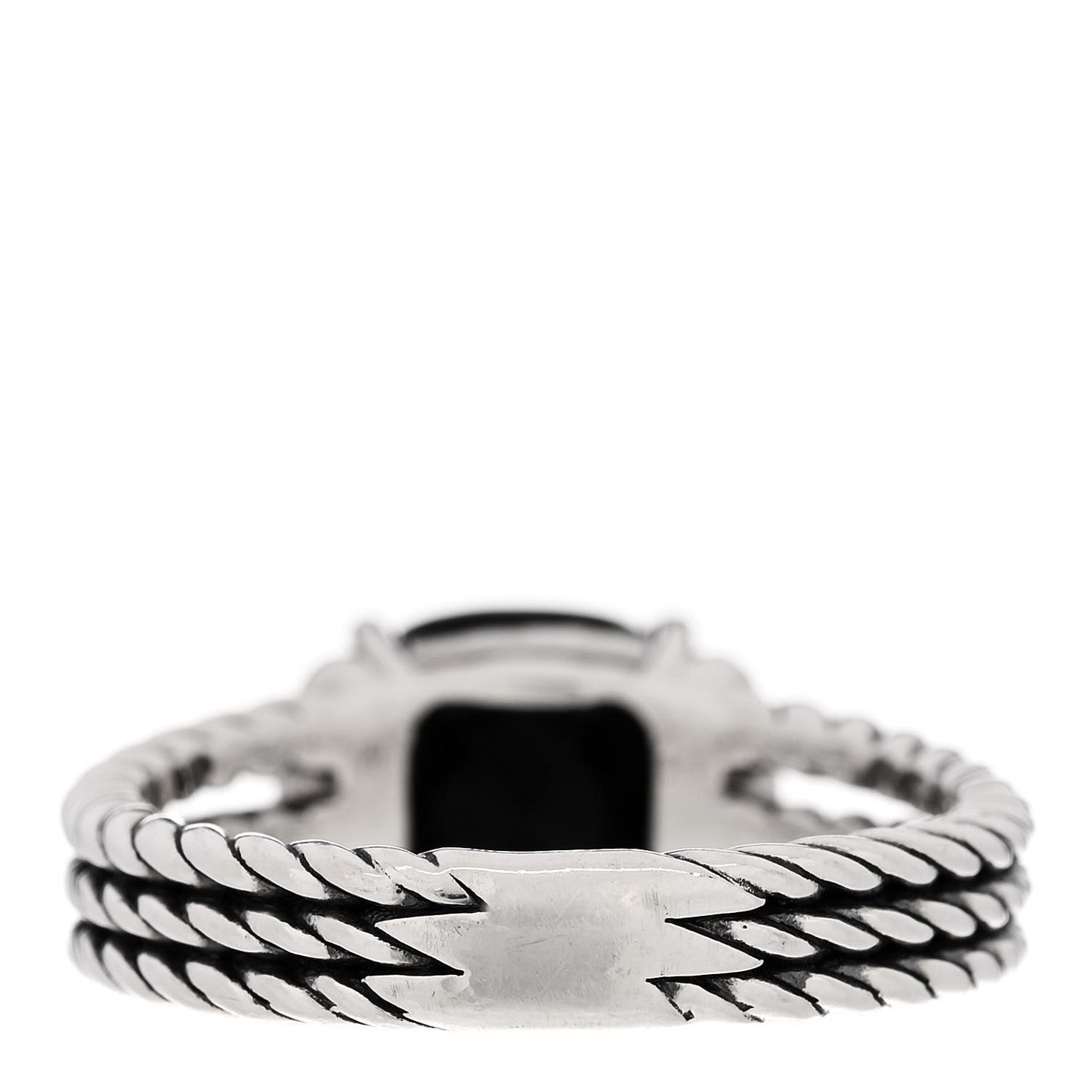 Sterling Silver Diamond Black Onyx 10mm Petite Wheaton Ring 59 8.75