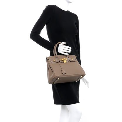 Hermes Togo Birkin 30 Etoupe 2 of 38