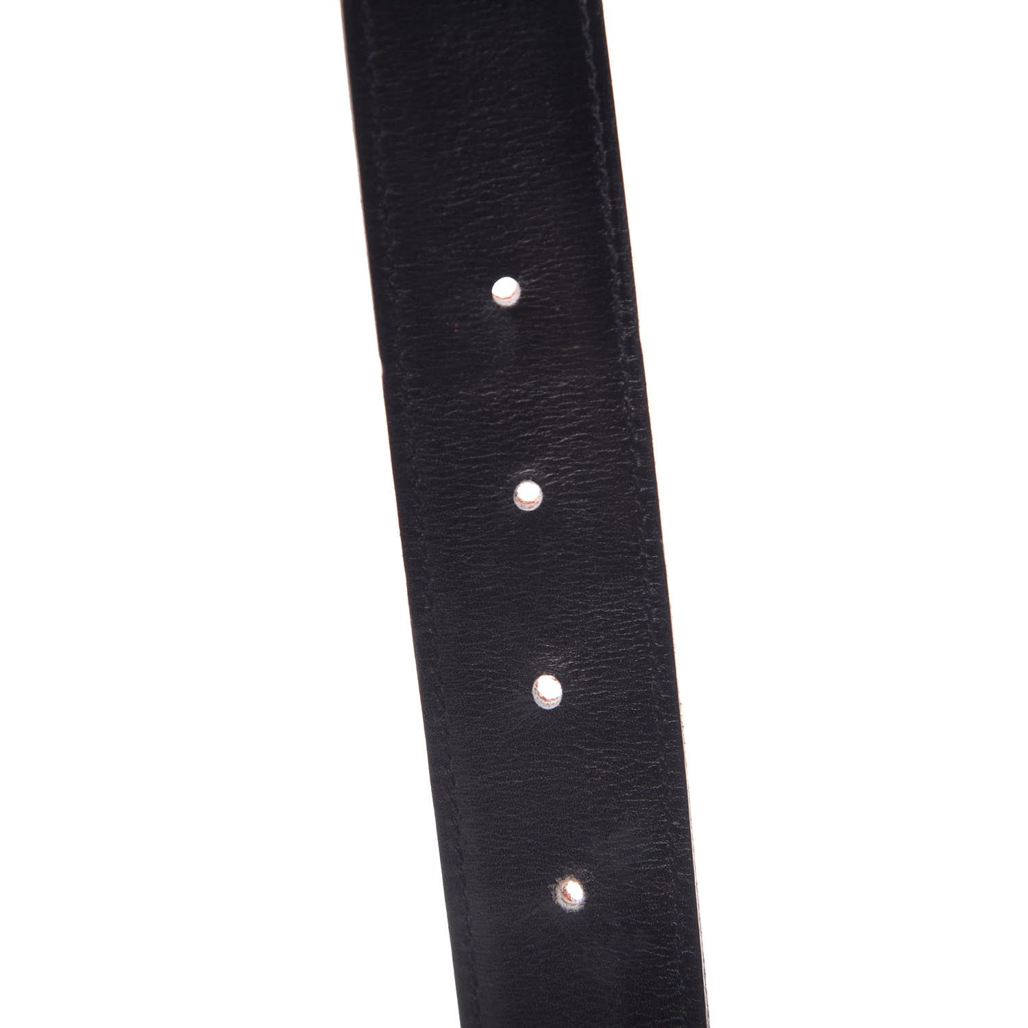 Hermes Box Taurillon Clemence 32mm H Belt 85 Orange Black 7 of 9