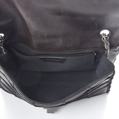 Chanel Lambskin Patchwork Medium Mademoiselle Flap Dark Brown 5 of 10