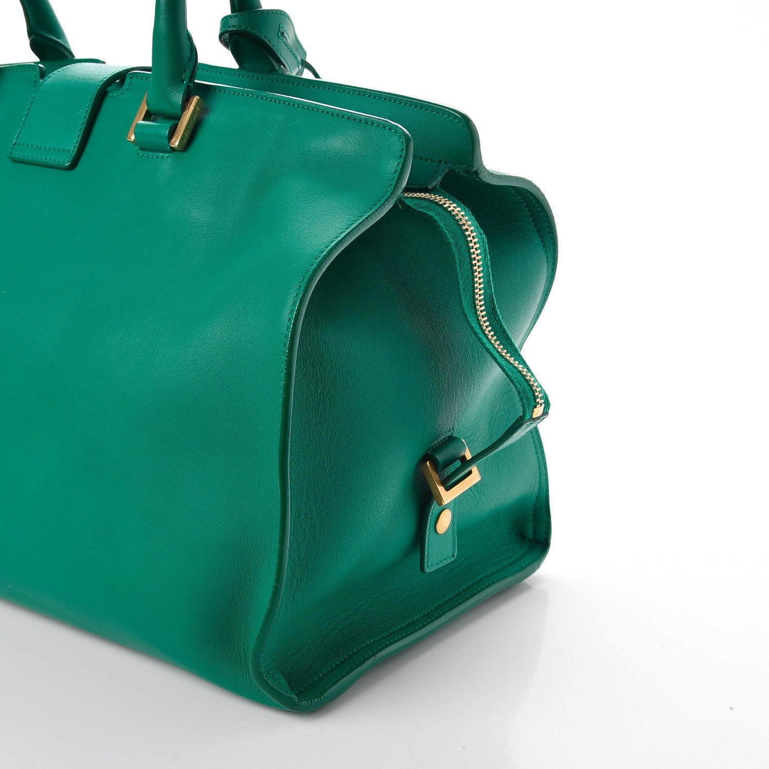 Saint Laurent Calfskin Medium Classic Y Cabas Green 11 of 14