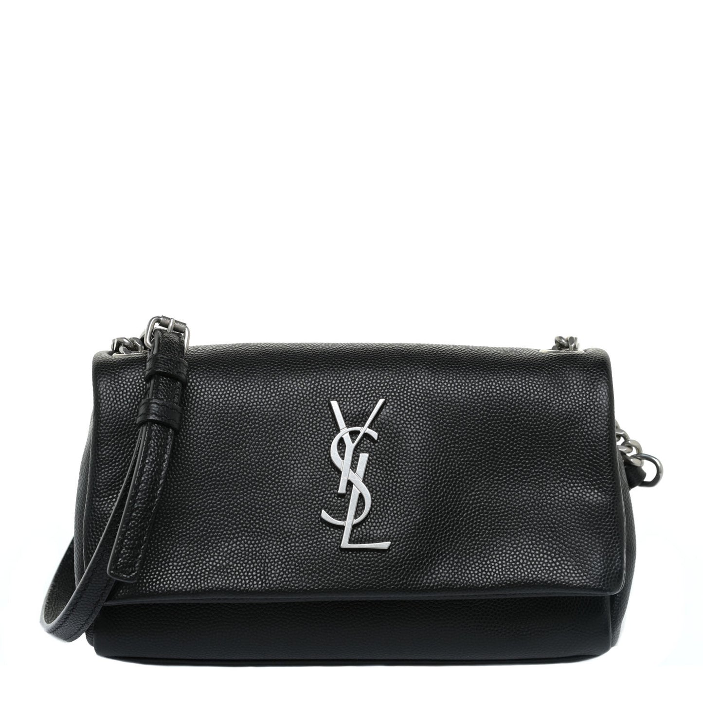 Grain De Poudre Monogram Toy West Hollywood Fold-Over Bag Black