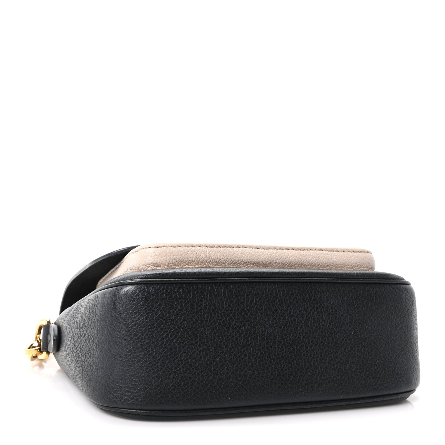 Grained Calfskin Lockme Tender Black