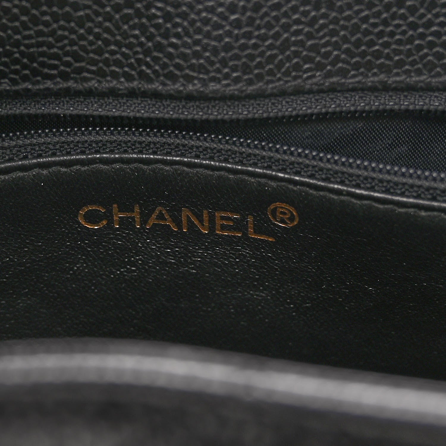 Chanel Caviar Diamond Flap Shoulder Bag Black 6 of 10