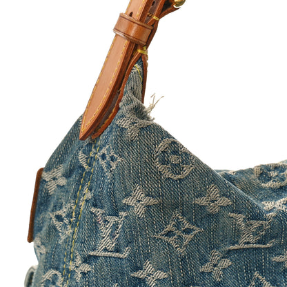 Louis Vuitton Monogram Denim Baggy PM Blue 10 of 13