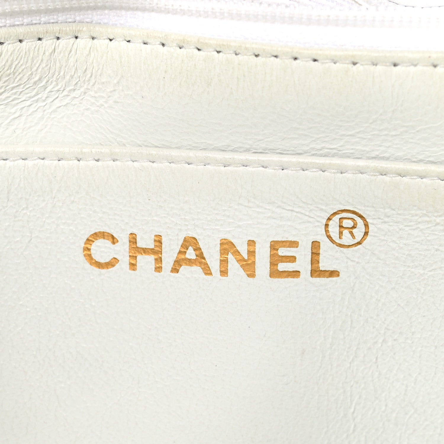 Chanel Lambskin Quilted Medium Single Flap White 6 of 11