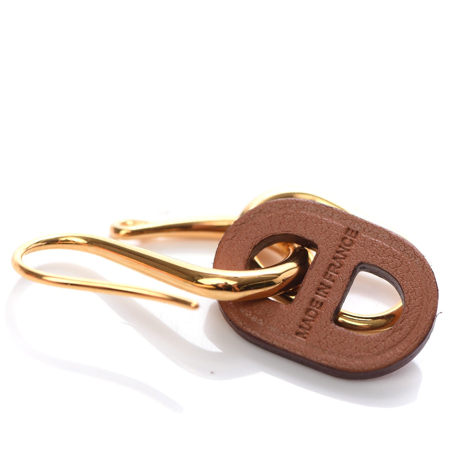 Hermes Swift O'Maillon Earrings Gold 4 of 5