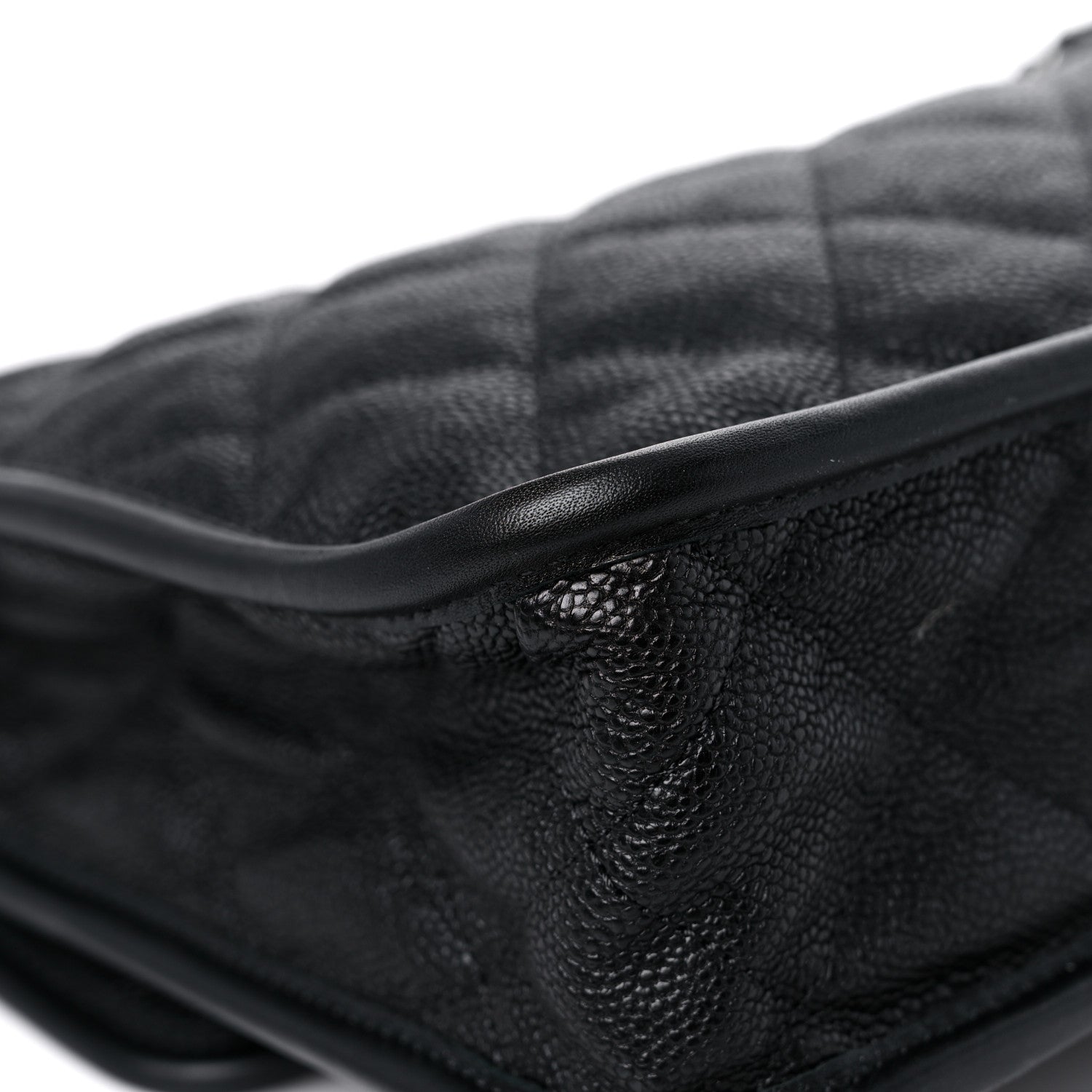 Chanel Caviar Quilted Large French Riviera Flap Black 10 of 12