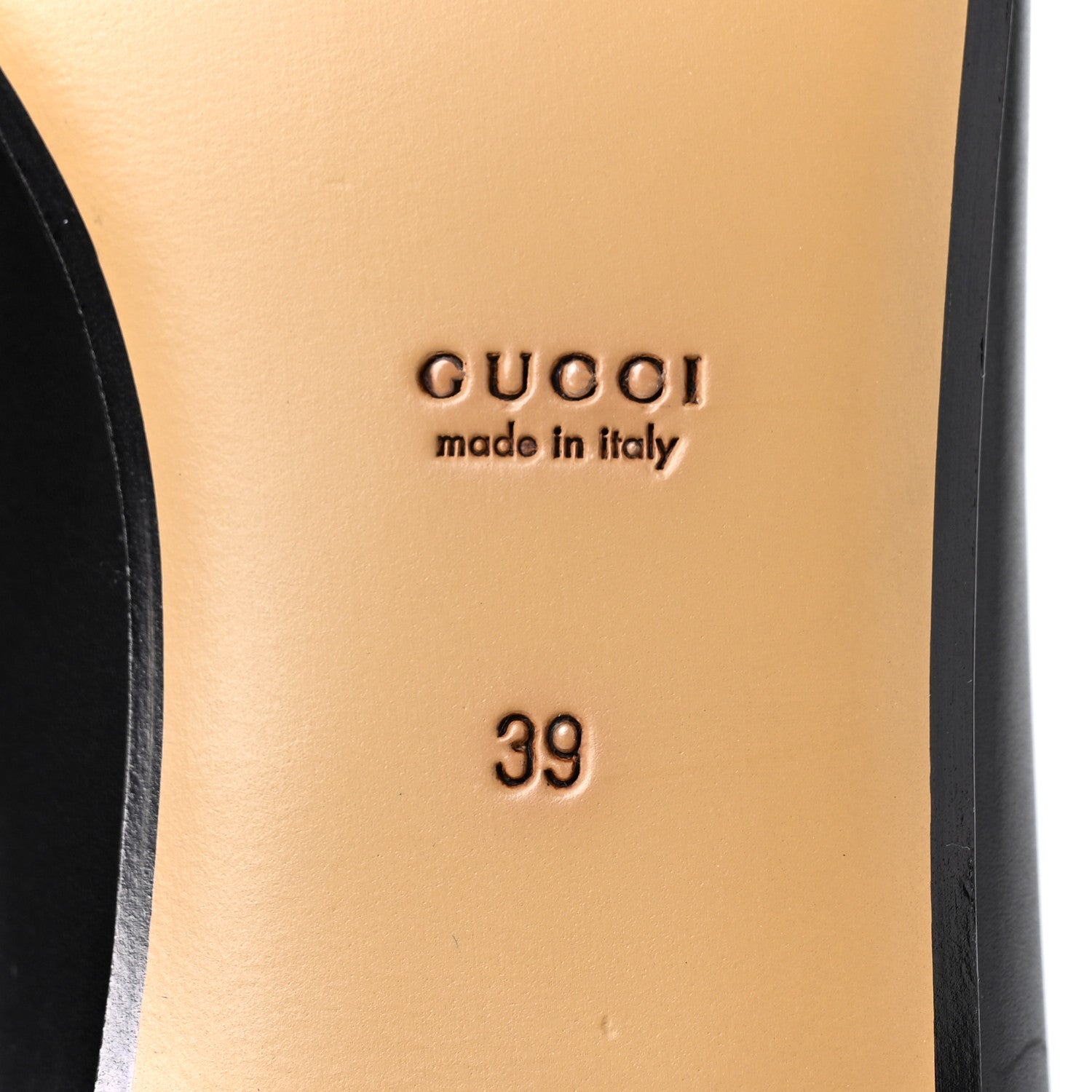 Gucci Calfskin Womens Jordaan Loafers 38 Black 6 of 8