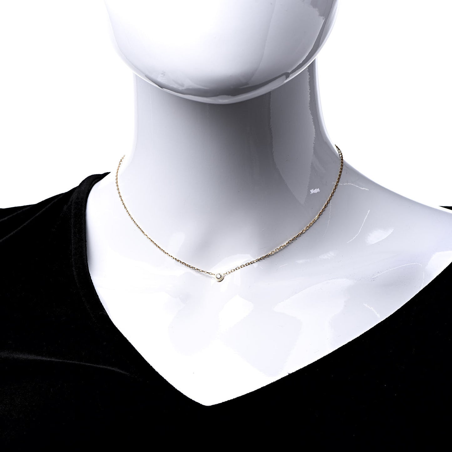 18K Pink Gold Diamond SM D'Amour Pendant Necklace