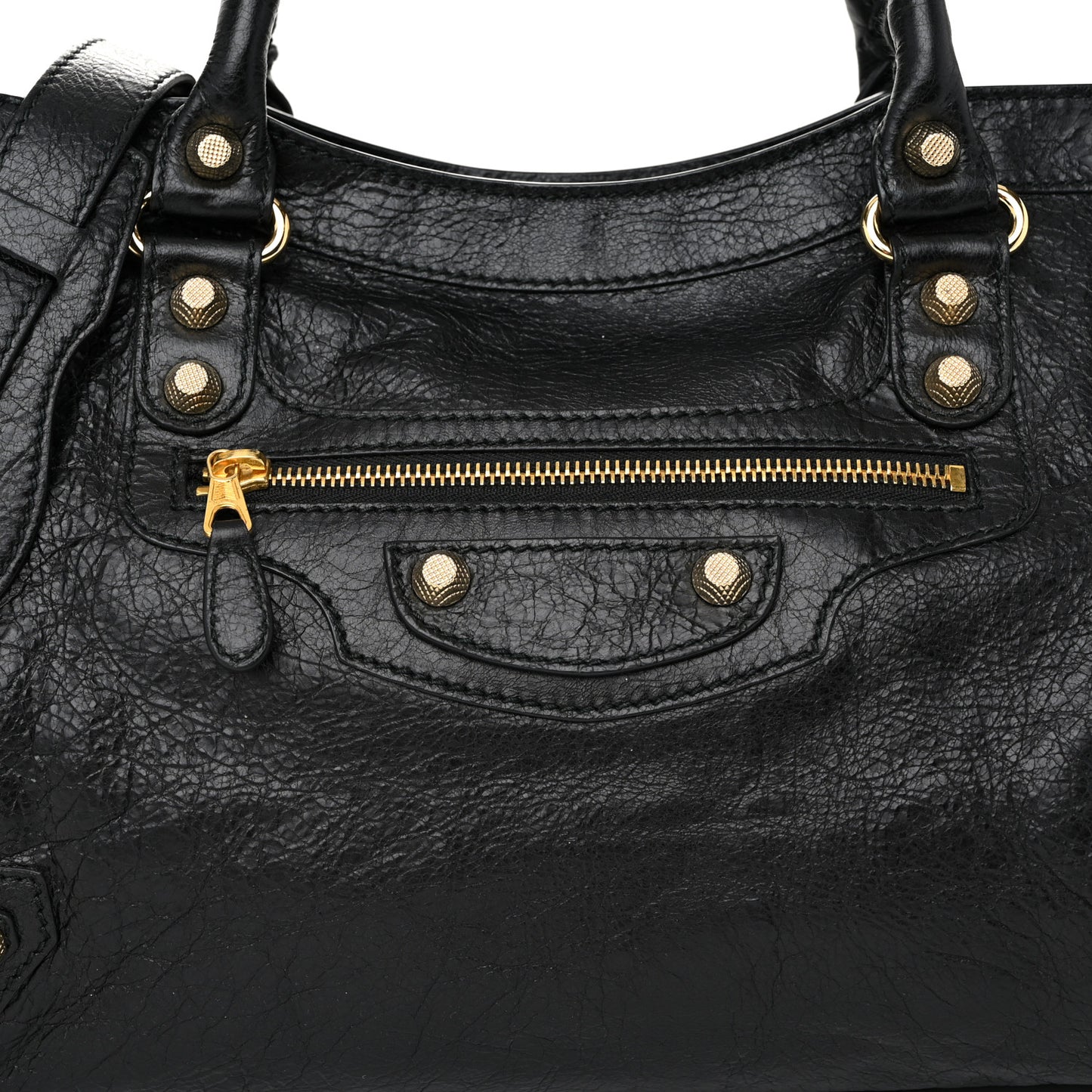 Agneau Giant 12 Gold Hardware City Black