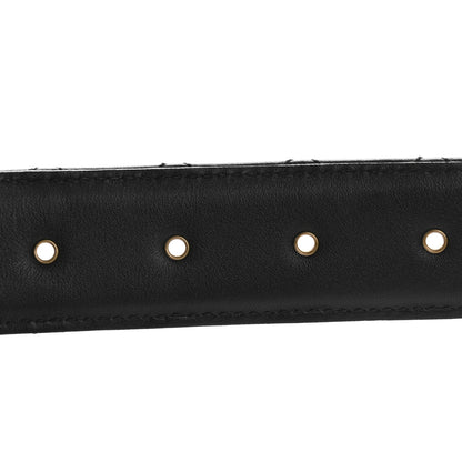 Chanel Calfskin Quilted CC Chain Belt 80 32 Black 4 of 6