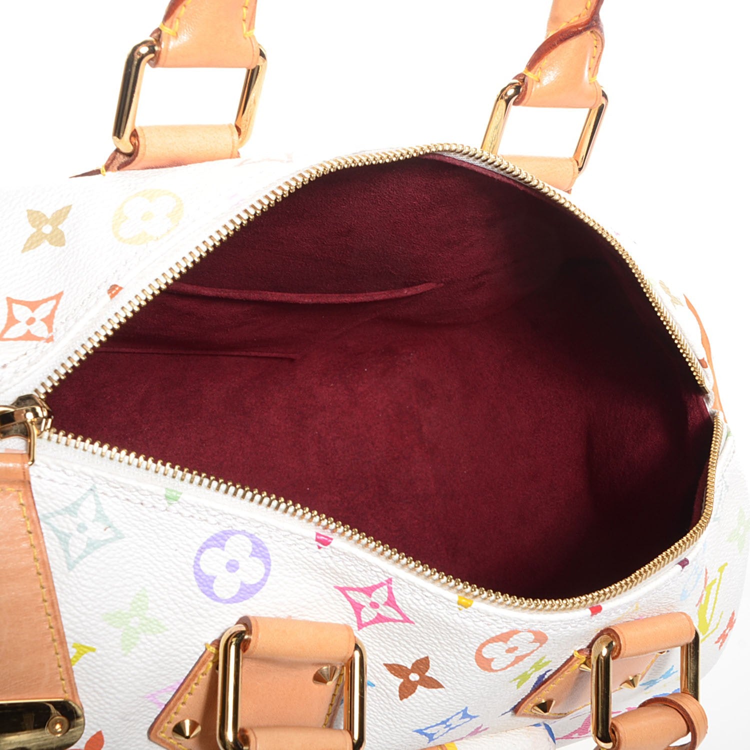 Louis Vuitton Monogram Multicolor Speedy 30 White 5 of 7