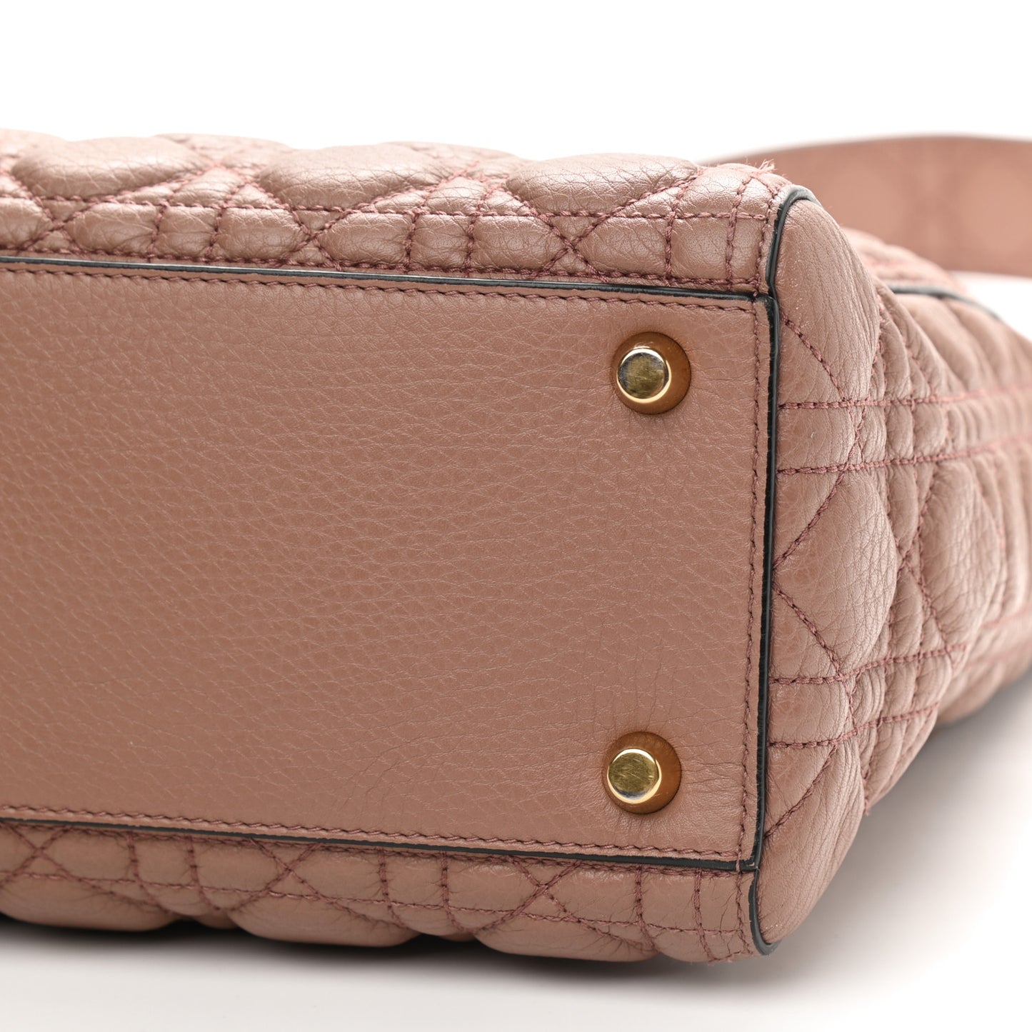 Grained Calfskin Cannage Large Lady Dior Light Pink