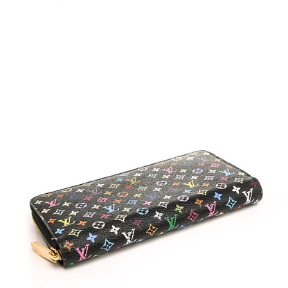 Louis Vuitton Monogram Multicolor Zippy Wallet Black Grenade 4 of 6