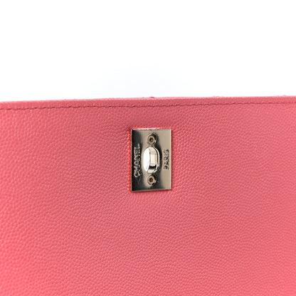 Chanel Caviar Quilted Small Coco Handle Flap Pink 5 of 9