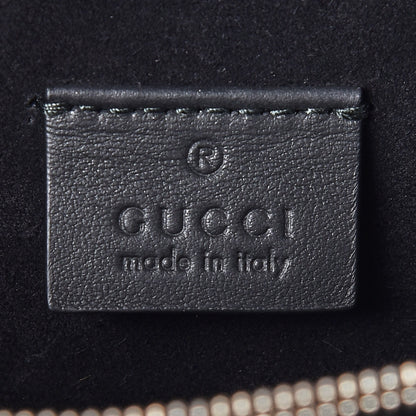 Gucci GG Supreme Monogram Crystal Small Dionysus Shoulder Bag Black 9 of 10