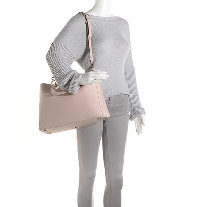 Christian Dior Bullcalf Large Diorissimo Tote Rose Poudre 2 of 11