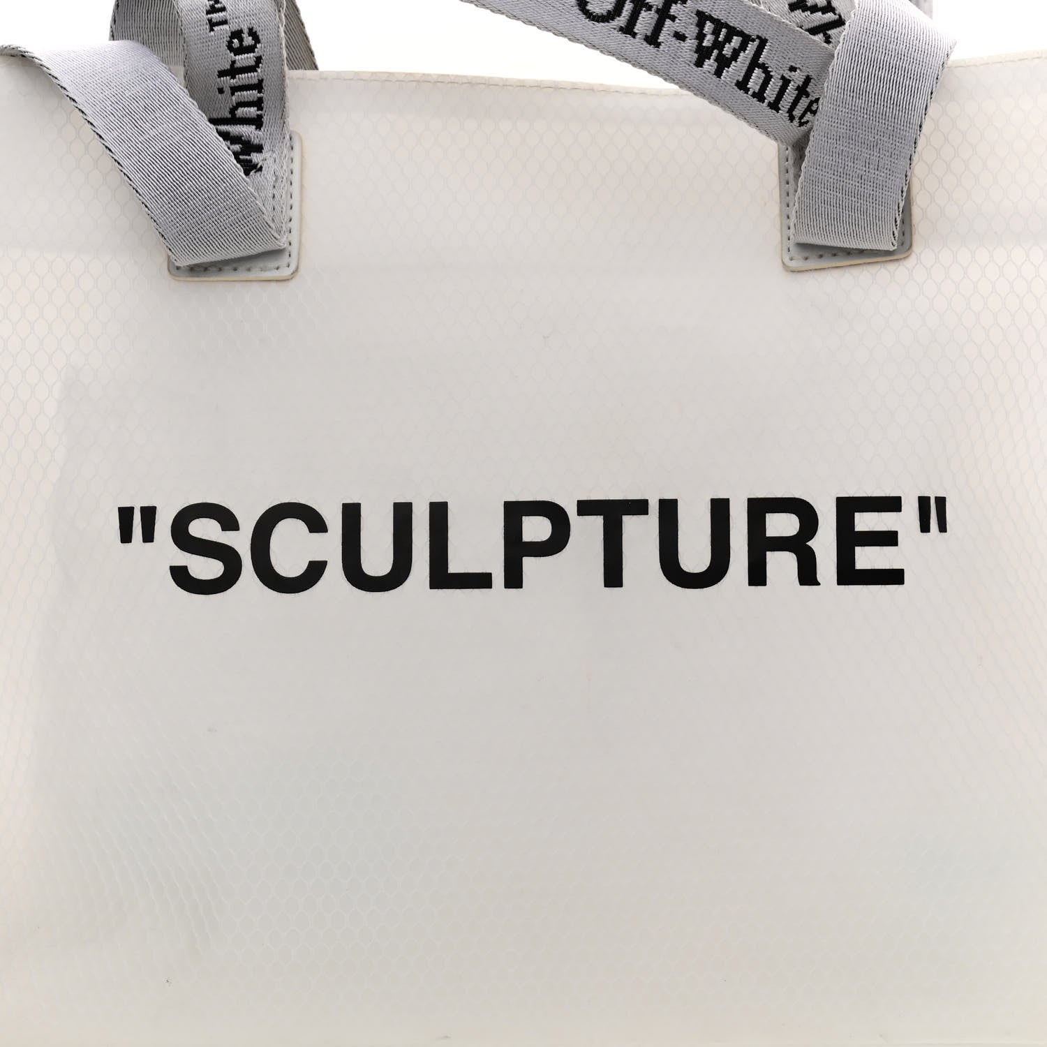 Off-White Nylon Sculpture Tote Bag White 7 of 11