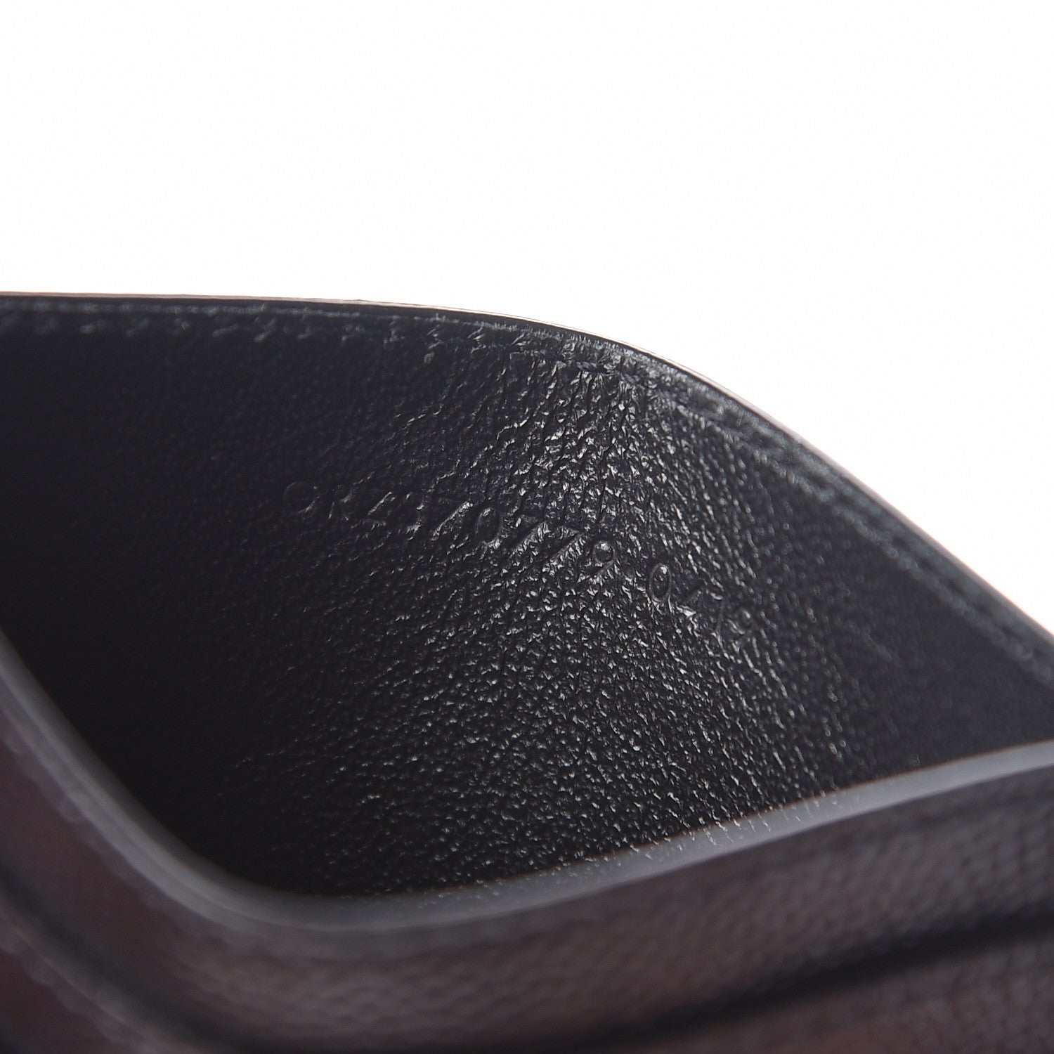 Saint Laurent Grain De Poudre Musical Notes Credit Card Case Black 7 of 8