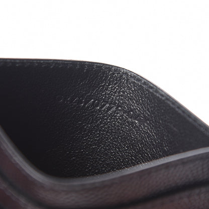 Saint Laurent Grain De Poudre Musical Notes Credit Card Case Black 7 of 8