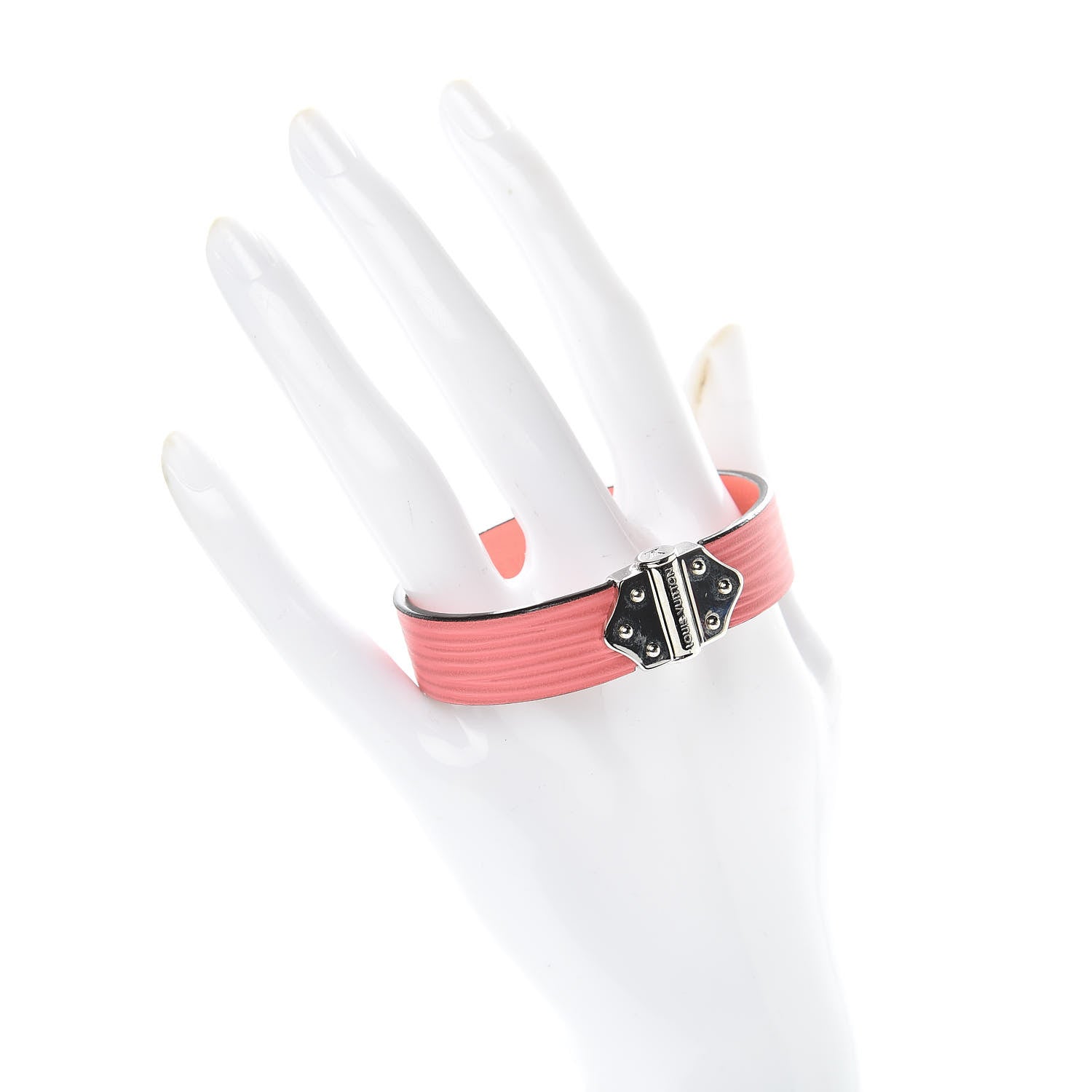 Louis Vuitton Epi Spirit Bracelet 17 Corail 2 of 5